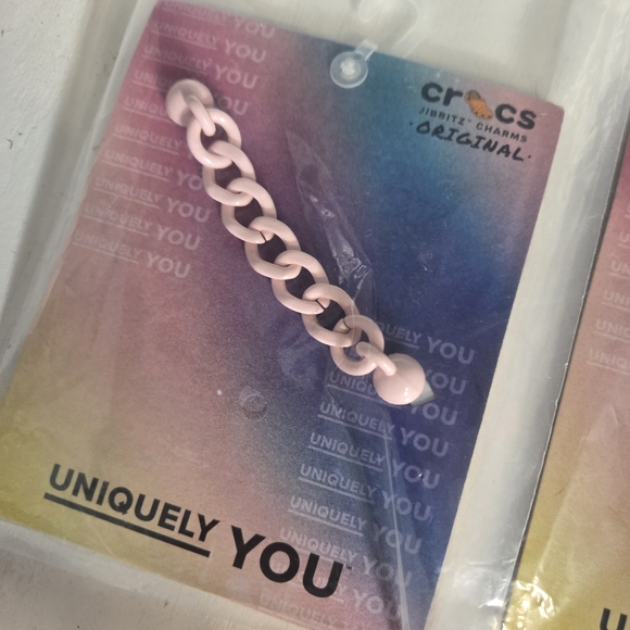 CROCS jibitz Pink Chain Accent - Picture 4 of 4